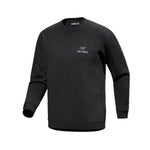 Arc'teryx 01. MENS APPAREL - MENS HOODIES|SWEATERS - MENS PO SWEATERS Men's Emblem Fleece Crew Neck Pullover BLACK