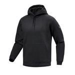 Arc'teryx 01. MENS APPAREL - MENS HOODIES|SWEATERS - MENS PO HOODY Men's Emblem Fleece Hoody BLACK