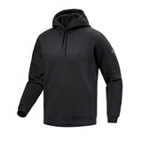 Arc'teryx 01. MENS APPAREL - MENS HOODIES|SWEATERS - MENS PO HOODY Men's Emblem Fleece Hoody BLACK