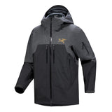 Arc'teryx 01. MENS APPAREL - MENS SKI - MENS SKI JACKETS Men's Rush Jacket GRAPHITE | BLK | YUKON