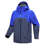 Arc'teryx 01. MENS APPAREL - MENS SKI - MENS SKI JACKETS Men's Rush Jacket VITALITY | BLACK SAPPHIRE