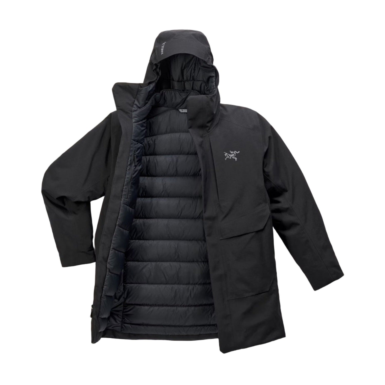 Arc'teryx 01. MENS APPAREL - MENS JACKETS - MENS JACKETS INSULATED Men's Therme Down Jacket BLACK
