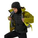 Arc'teryx 01. MENS APPAREL - MENS JACKETS - MENS JACKETS INSULATED Men's Cerium Hoody 002291 BLACK