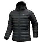 Arc'teryx 01. MENS APPAREL - MENS JACKETS - MENS JACKETS INSULATED Men's Cerium Hoody 002291 BLACK