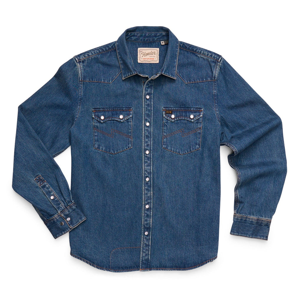 Men’s Dust Up Denim Snapshirt Howler Bros
