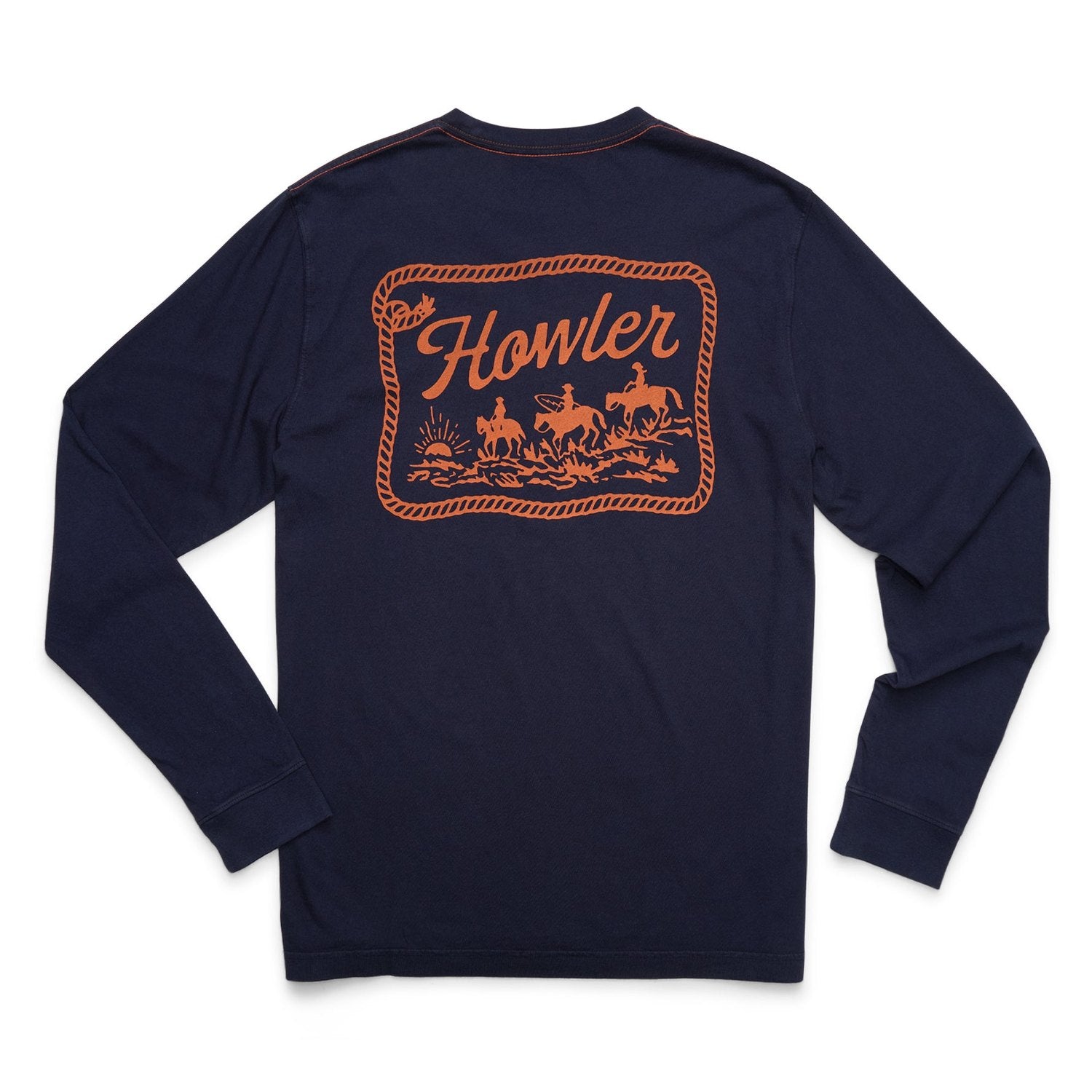 Men’s Cotton Longsleeve T-Shirt Howler Bros