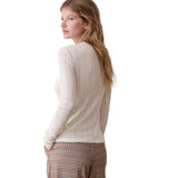 Women's Lexi Pointelle Long Sleeve Henley