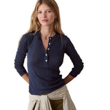 Women's Lexi Pointelle Long Sleeve Henley