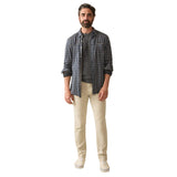 Faherty 01. MENS APPAREL - MENS LS SHIRTS - MENS LS BUTTON UP Men's Coastline Knit Shirt CYT CLAY TWILIGHT PLAID