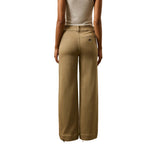 Faherty 02. WOMENS APPAREL - WOMENS PANTS - WOMENS PANTS CASUAL Women's Stretch Terry Sailor Trouser DKA DESERT KHAKI