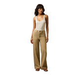 Faherty 02. WOMENS APPAREL - WOMENS PANTS - WOMENS PANTS CASUAL Women's Stretch Terry Sailor Trouser DKA DESERT KHAKI