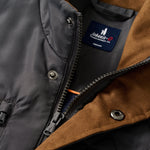 johnnie-O 01. MENS APPAREL - MENS JACKETS - MENS JACKETS INSULATED Men's Juno Quilted Snap Jacket DARK GRAY