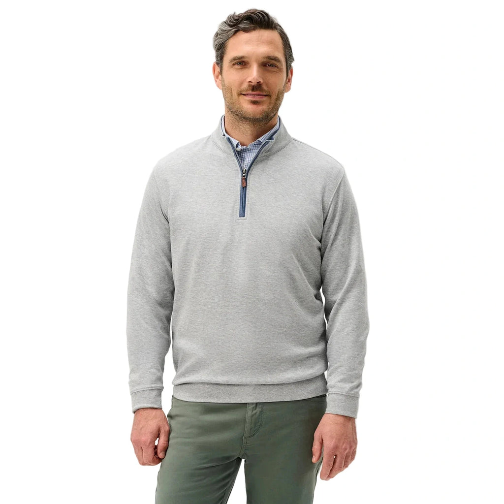 Men’s Sully 1/4 Zip Pullover johnnie-O - LIGHT GRAY / S