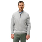 Men’s Sully 1/4 Zip Pullover johnnie-O - LIGHT GRAY / S