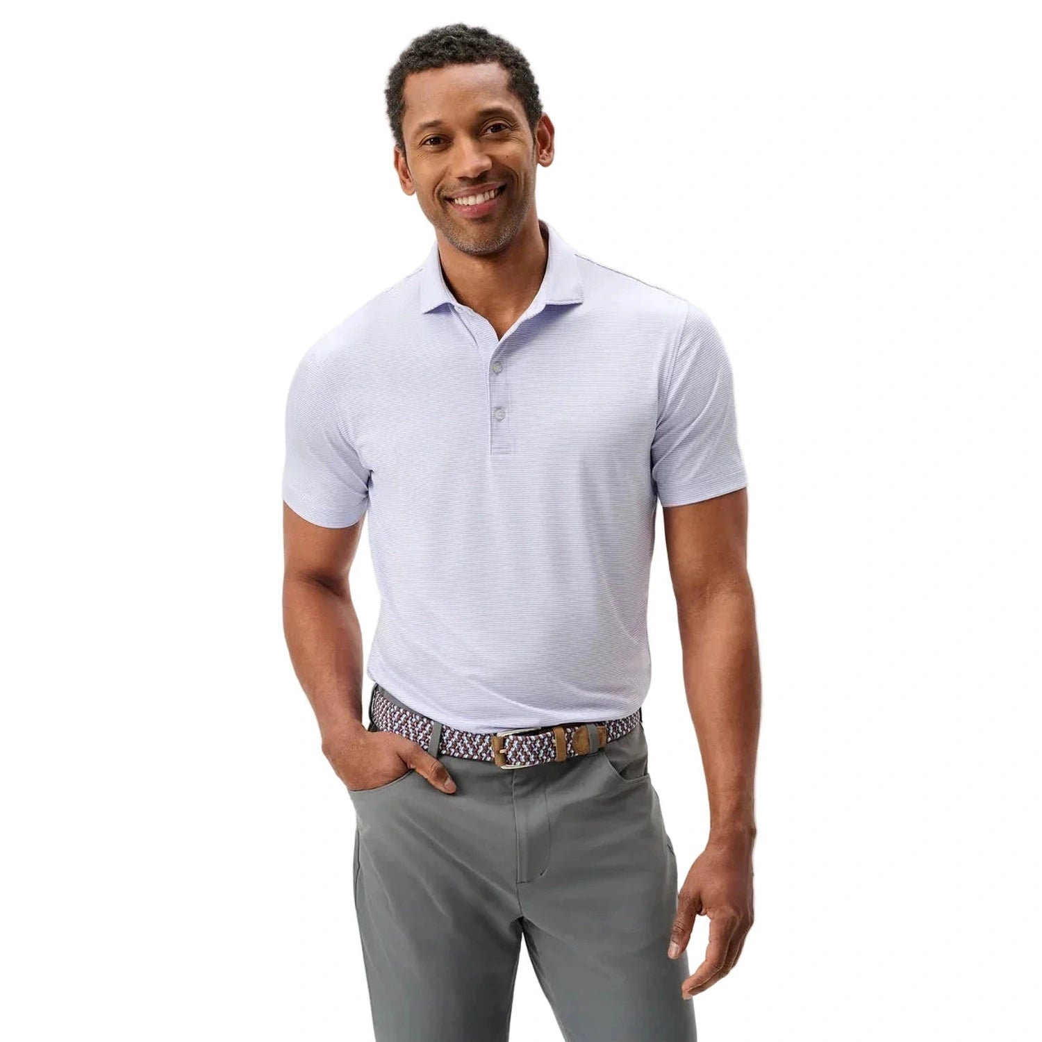 Men's Lyndonn Striped Polo