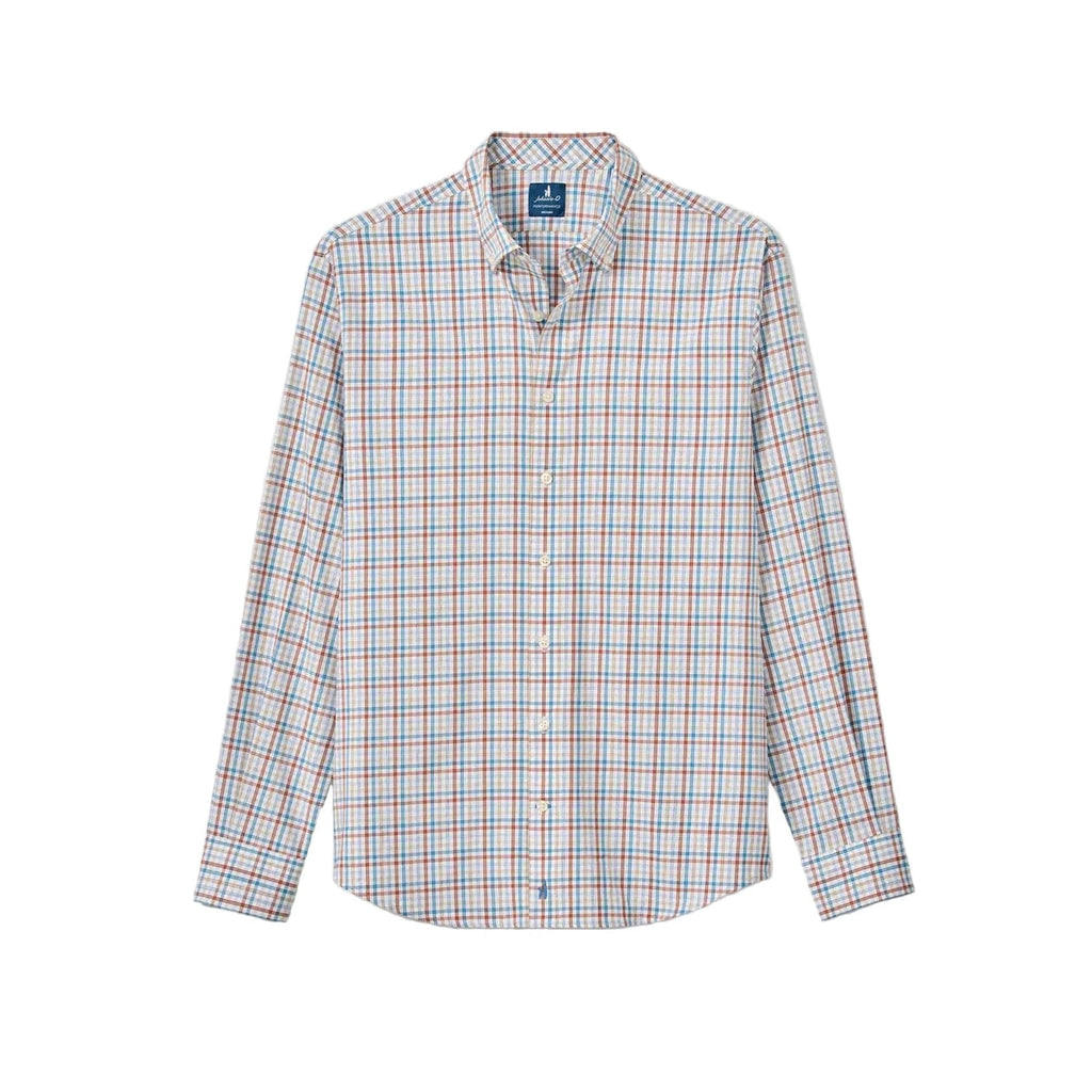 Men’s Everyday Performance Button Down Shirt Redwood Check