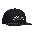 Gear & Goods Flat Brim Hat Free Fly Apparel - BLACK / OS