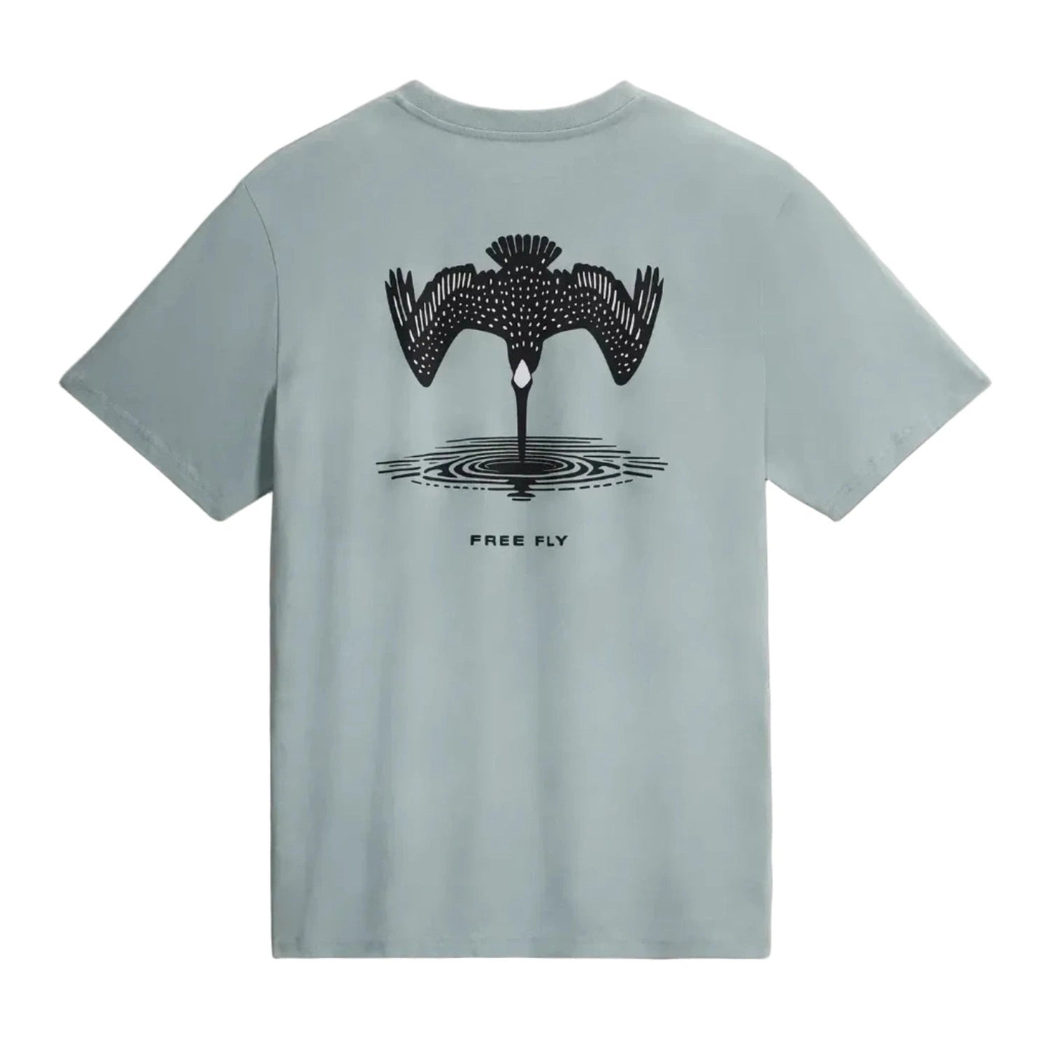 Free Fly Apparel 01. MENS APPAREL - MENS T-SHIRTS - MENS T-SHIRT SS Men's Dive Bomb Pocket Tee OCEAN MIST