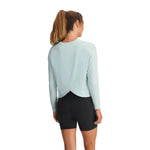 Free Fly Apparel 02. WOMENS APPAREL - WOMENS LS SHIRTS - WOMENS LS CASUAL Women's Bamboo Shade Crossover Long Sleeve TROPIC SEA