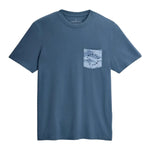 Free Fly Apparel 01. MENS APPAREL - MENS T-SHIRTS - MENS T-SHIRT SS Men's Target Species Pocket Tee PACIFIC BLUE