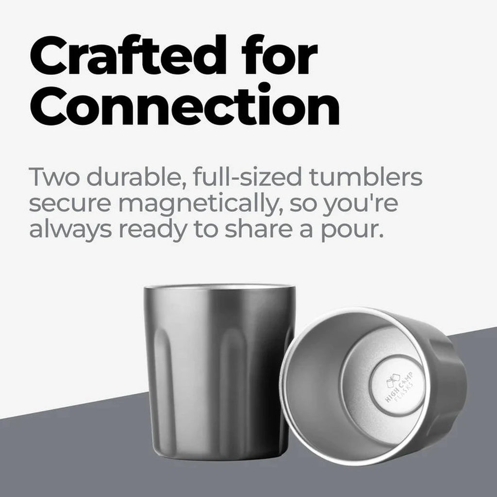 Firelight Flask® 750ML High Camp Flasks - GUNMETAL