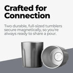 Firelight Flask® 750ML High Camp Flasks - GUNMETAL
