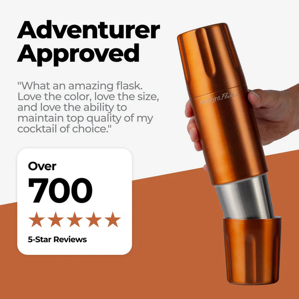 Firelight Flask® 750ML High Camp Flasks - GUNMETAL