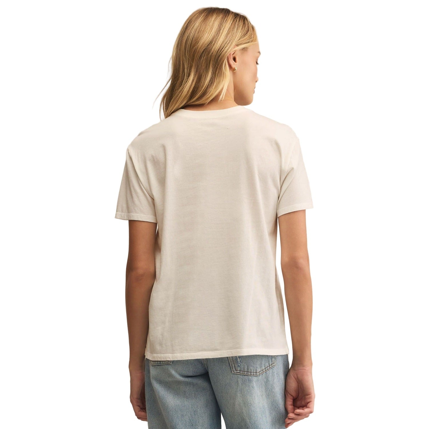 Z Supply 02. WOMENS APPAREL - WOMENS SS SHIRTS - WOMENS SS CASUAL Women's Radiate Boyfriend Tee SSA SEA SALT