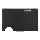 Ridge 10. GIFTS|ACCESSORIES - MENS ACCESSORIES - MENS WALLETS The Ridge Titanium MATTE BLACK MONEY CLIP