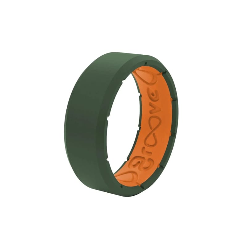 Groove Life 10. GIFTS|ACCESSORIES - MENS ACCESSORIES - MENS JEWELRY Groove Life Edge Ring MOSS GREEN