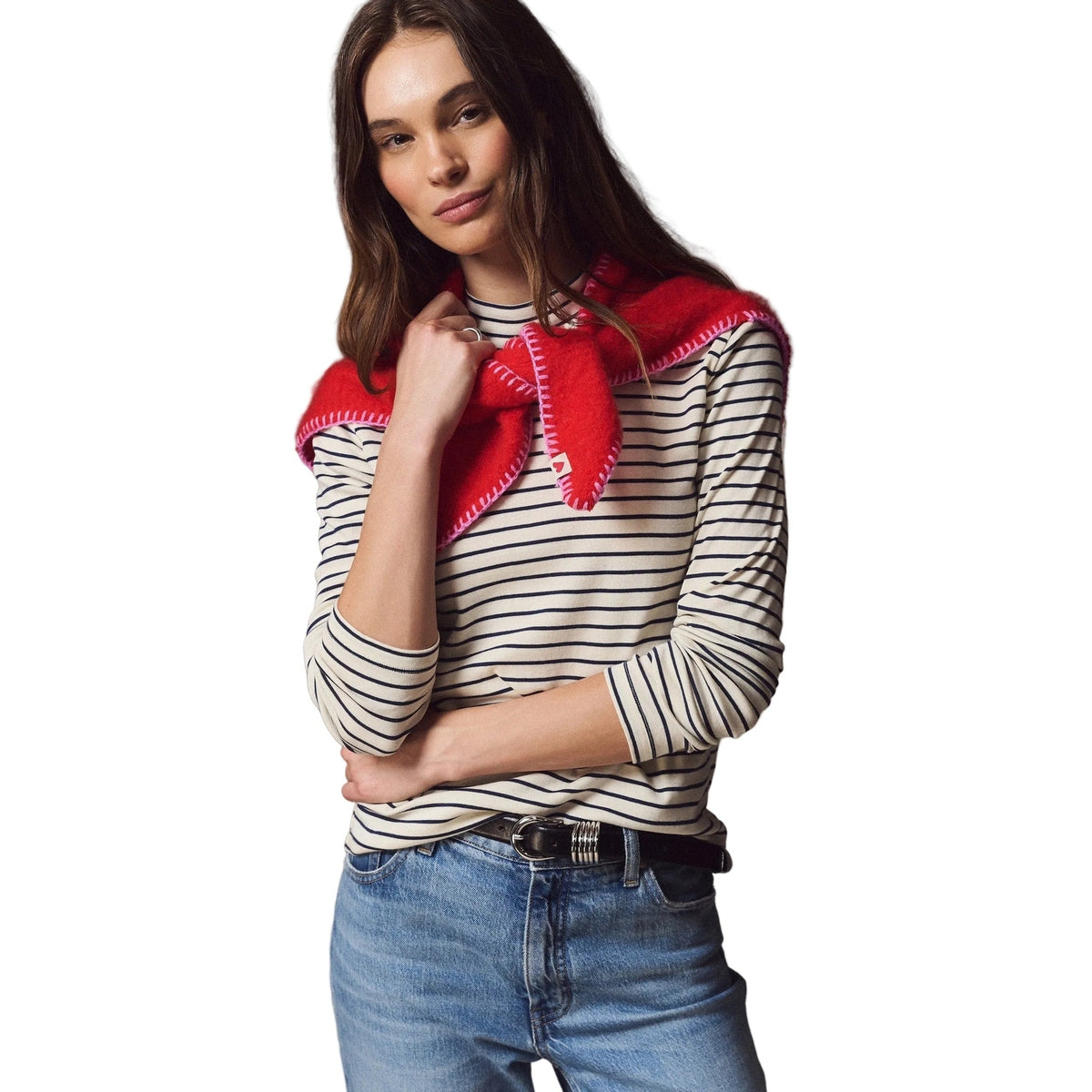 Women’s Knit Bandana Marine Layer - POINSETTIA / OS