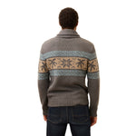 Faherty 01. MENS APPAREL - MENS HOODIES|SWEATERS - MENS PO SWEATERS Men's Surf to Snow Zip Cardigan INR IRON COAST