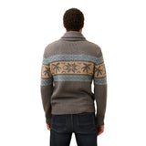 Faherty 01. MENS APPAREL - MENS HOODIES|SWEATERS - MENS PO SWEATERS Men's Surf to Snow Zip Cardigan INR IRON COAST