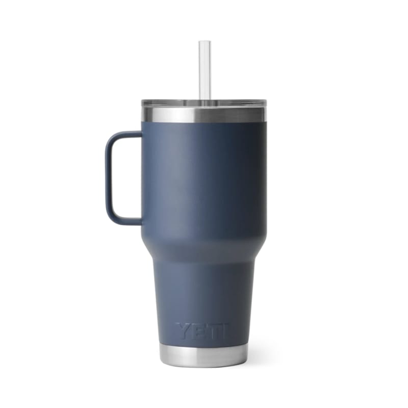 YETI DRINKWARE - WATER BOTTLES - WATER BOTTLES Rambler 35 oz Mug W/ Straw Lid NAVY