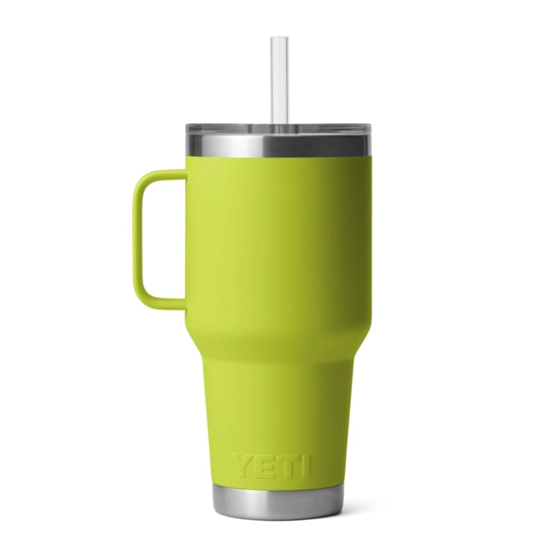 YETI 21. GENERAL ACCESS - COOLER STAINLESS Rambler 35 oz Mug W/ Straw Lid CHARTREUSE