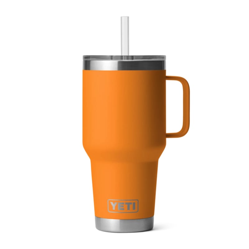 YETI DRINKWARE - WATER BOTTLES - WATER BOTTLES Rambler 35 oz Mug W/ Straw Lid KING CRAB ORANGE