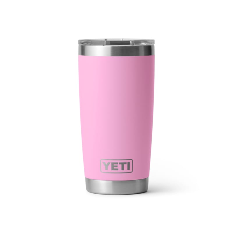 YETI 21. GENERAL ACCESS - COOLER STAINLESS Rambler 20 Oz Tumbler with Magslider Lid POWER PINK