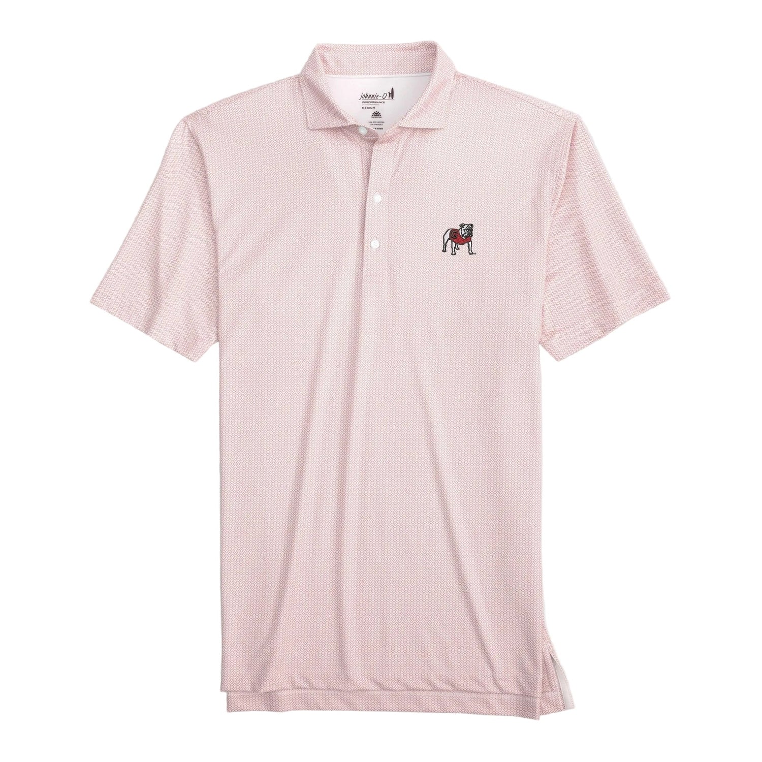 johnnie-O 01. MENS APPAREL - MENS SS SHIRTS - MENS SS POLO Men's Georgia Slade Performance Jersey Polo 10GA-GDAWG|RED 1