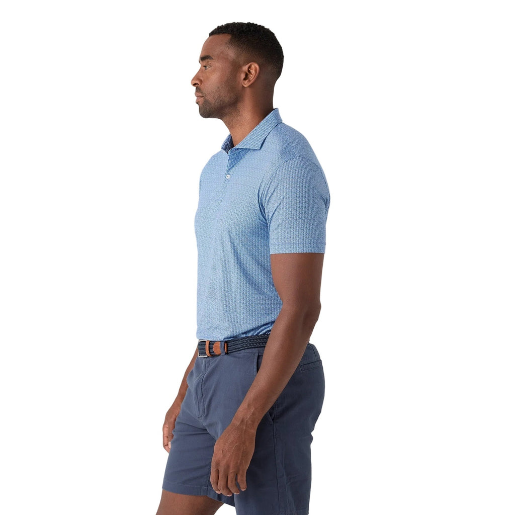Men’s Fall Flower Featherweight Performance Polo johnnie-O