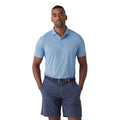 Men’s Fall Flower Featherweight Performance Polo johnnie-O