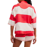 FP Movement 02. WOMENS APPAREL - WOMENS DRESS|SKIRT - WOMENS JUMPERS Women's Retro Rugby Set 6164 GRAPEFRUIT COMBO