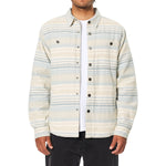 Katin 01. MENS APPAREL - MENS JACKETS - MENS JACKETS CASUAL Men's Harold Stripe Jacket DUBL DUSTY BLUE
