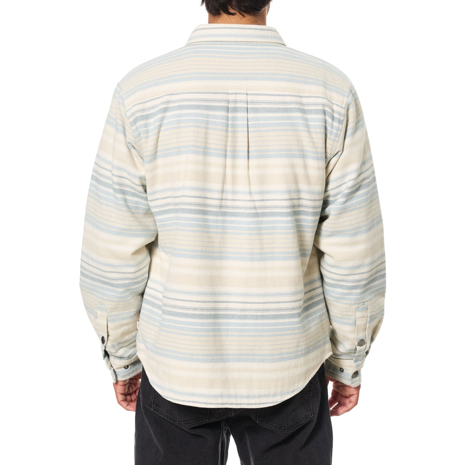 Katin 01. MENS APPAREL - MENS JACKETS - MENS JACKETS CASUAL Men's Harold Stripe Jacket DUBL DUSTY BLUE