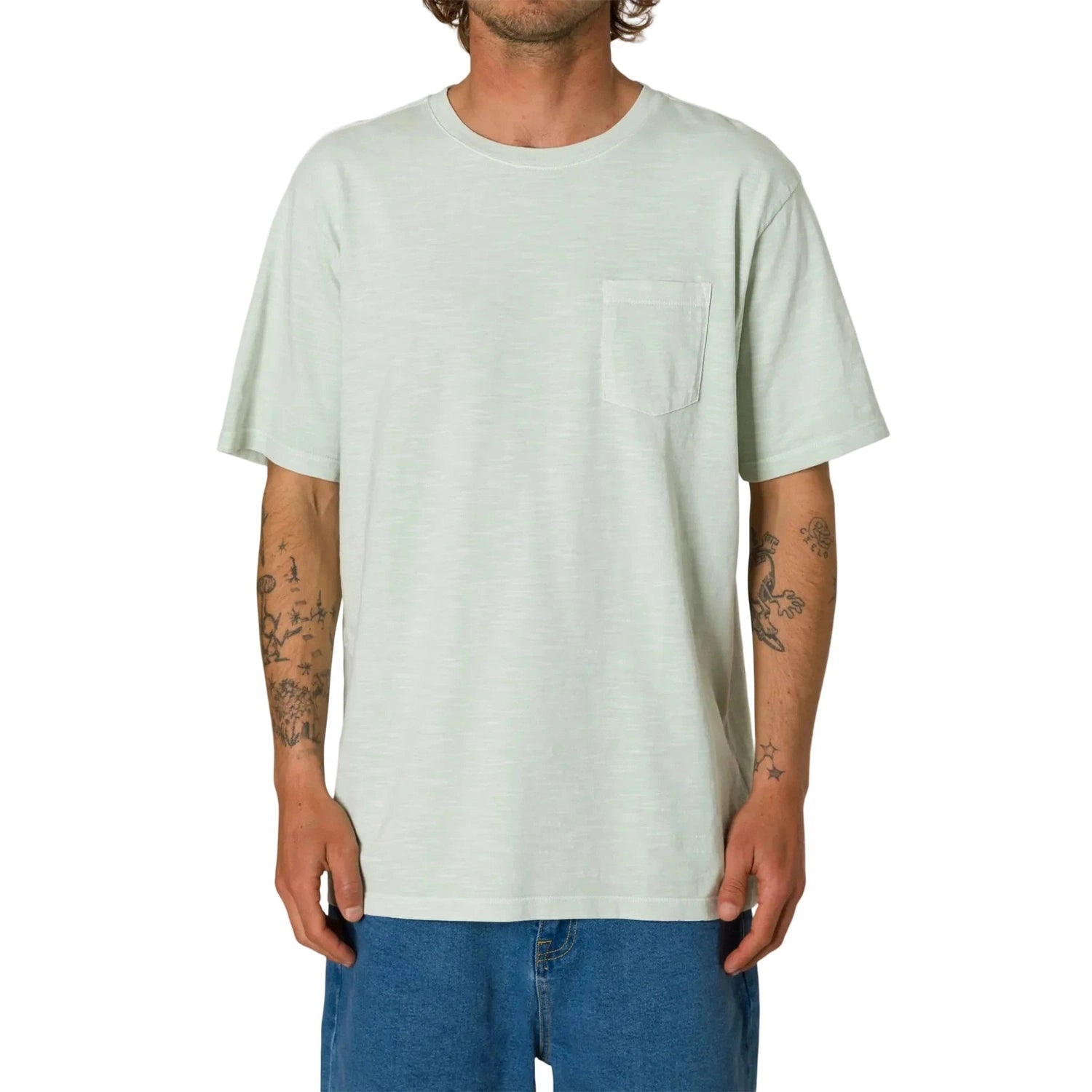 Katin 01. MENS APPAREL - MENS SS SHIRTS - MENS SS CASUAL Men's Slub Base Tee SEAFOAM