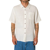 Men’s Alan Solid Shirt Katin - VINTAGE WHITE / S