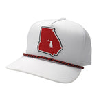 Collegiate Patch Perforated Rope Hat