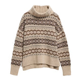 Women's Helen Fair isle Roll-Neck Jumper