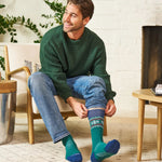 Feetures 06. SOCKS - MENS SOCKS - MENS SOCKS LOW Lightweight Max Cush Crew EVERGREEN