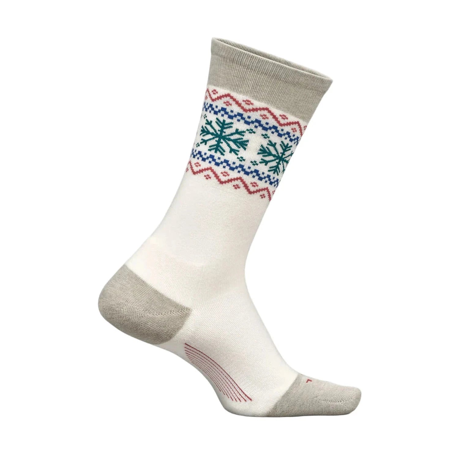 Feetures 06. SOCKS - WOMENS SOCKS - WOMENS SOCKS LOW Women's Max Cushion Crew | Snow Cream SNOW CREAM