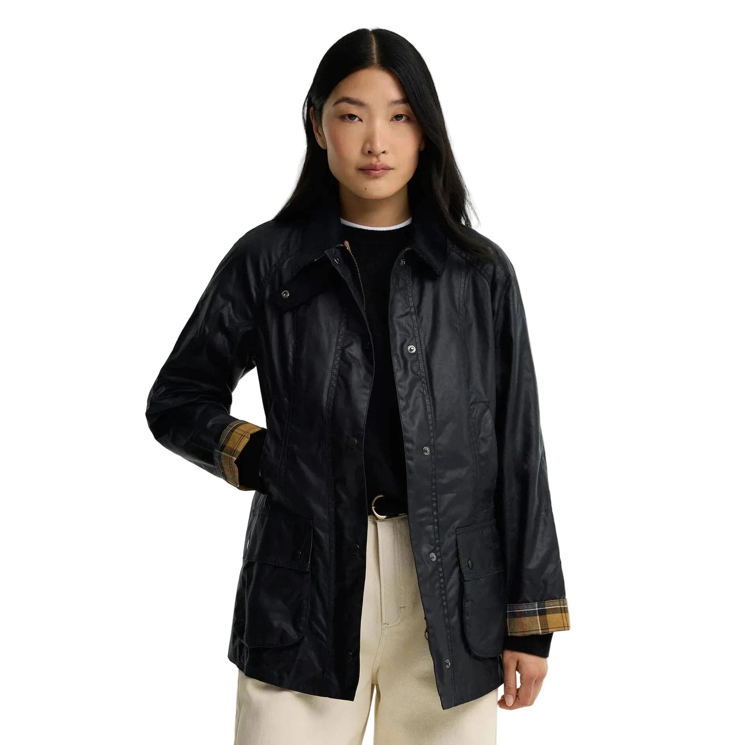 Women’s Beadnell® Waxed Jacket Barbour - NAVY / UK 10|US 6